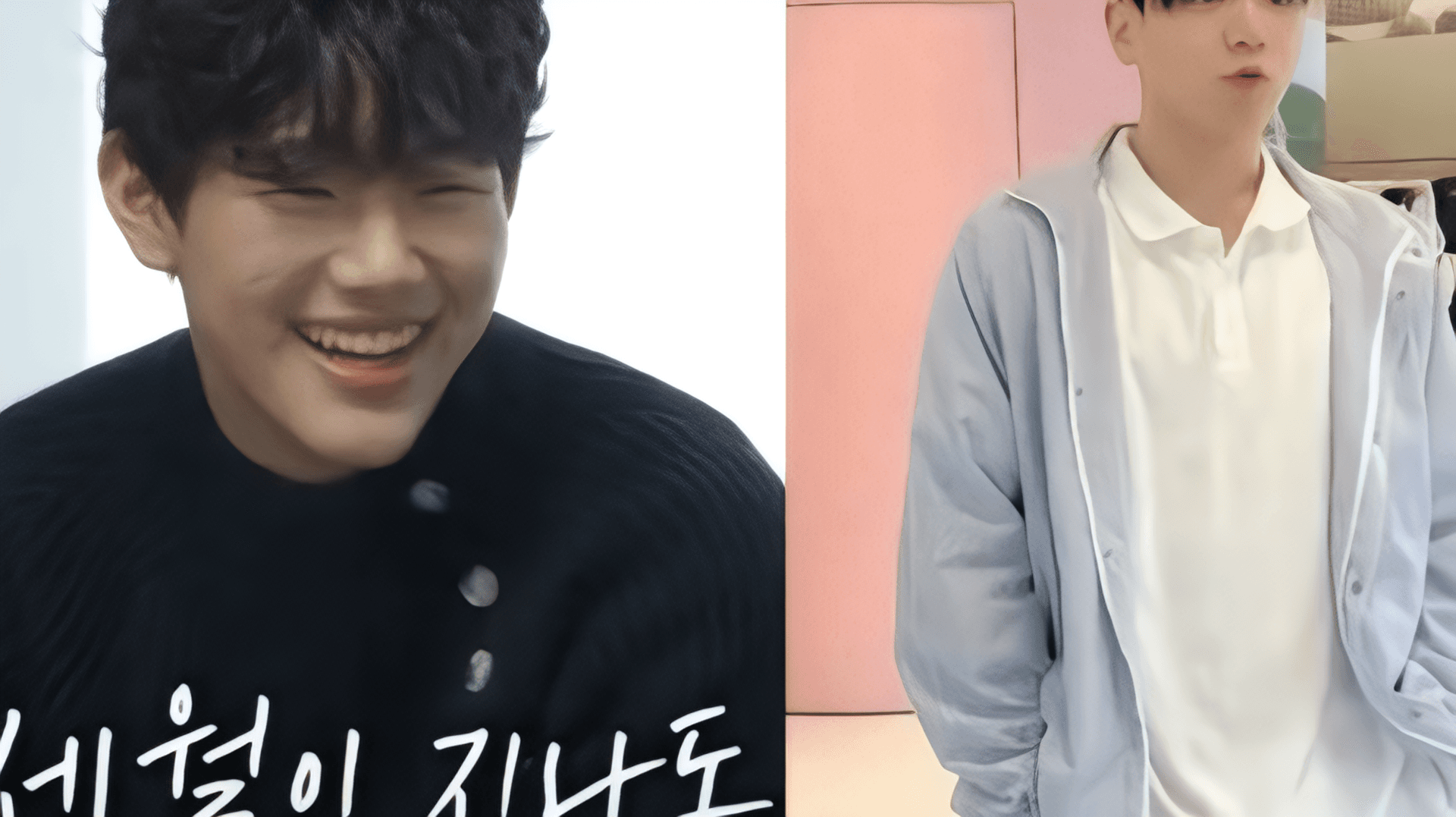 Lee Jun-su and Yoon Hoo, former child stars from Dad! Where Are We Going?, shown in recent appearances