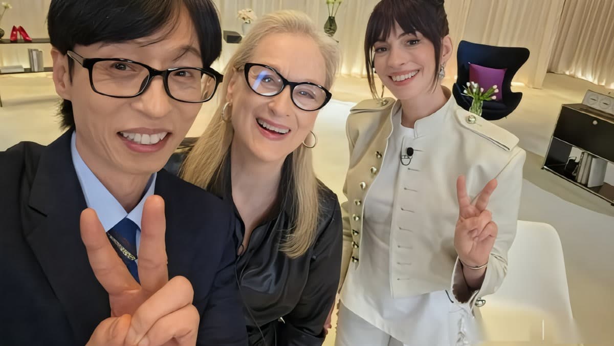 Anne Hathaway nói Yoo Jae-suk 'đầy chất swag' — Hàn Quốc dậy sóng